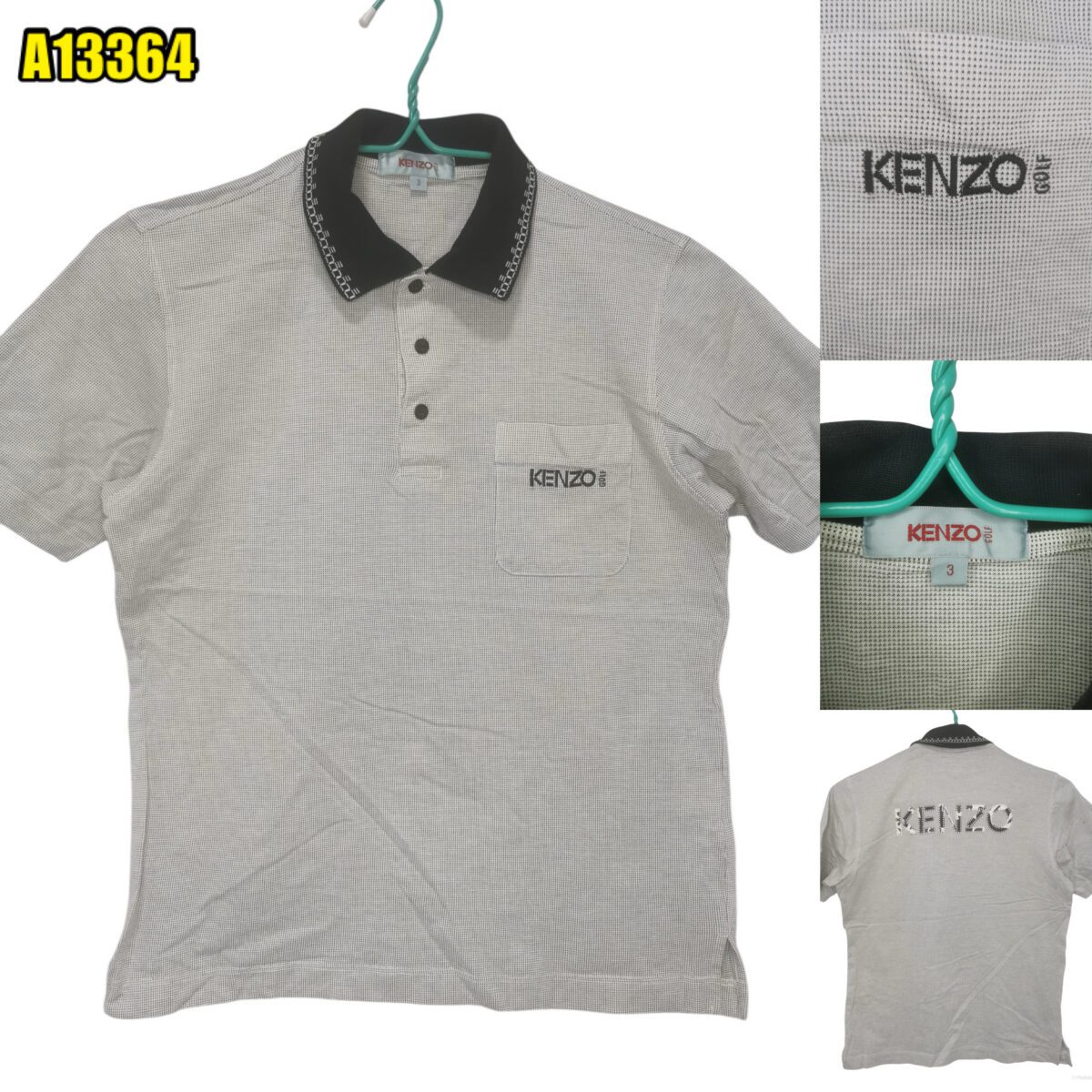 Kenzo Polo Shirt Cotton Chest Size 39 | mesabb clothing Kenzo Polo Shirt Cotton Chest Size 39 มุมที่ 1