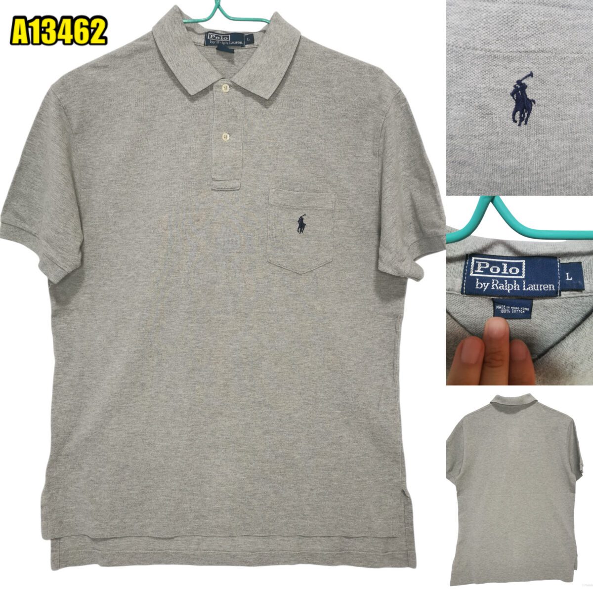 Polo Ralph Lauren Polo Shirt Cotton Chest Size 47 | mesabb clothing Polo Ralph Lauren Polo Shirt Cotton Chest Size 47 มุมที่ 1