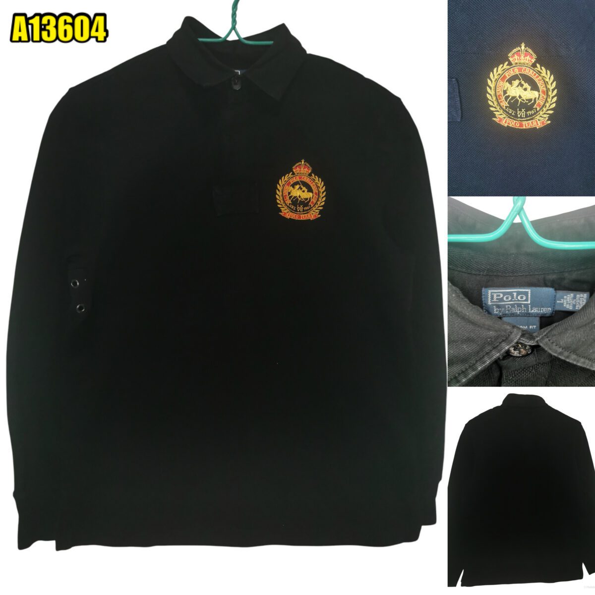 Polo Ralph Lauren Polo Shirt Cotton Chest Size 46 | mesabb clothing Polo Ralph Lauren Polo Shirt Cotton Chest Size 46 มุมที่ 1