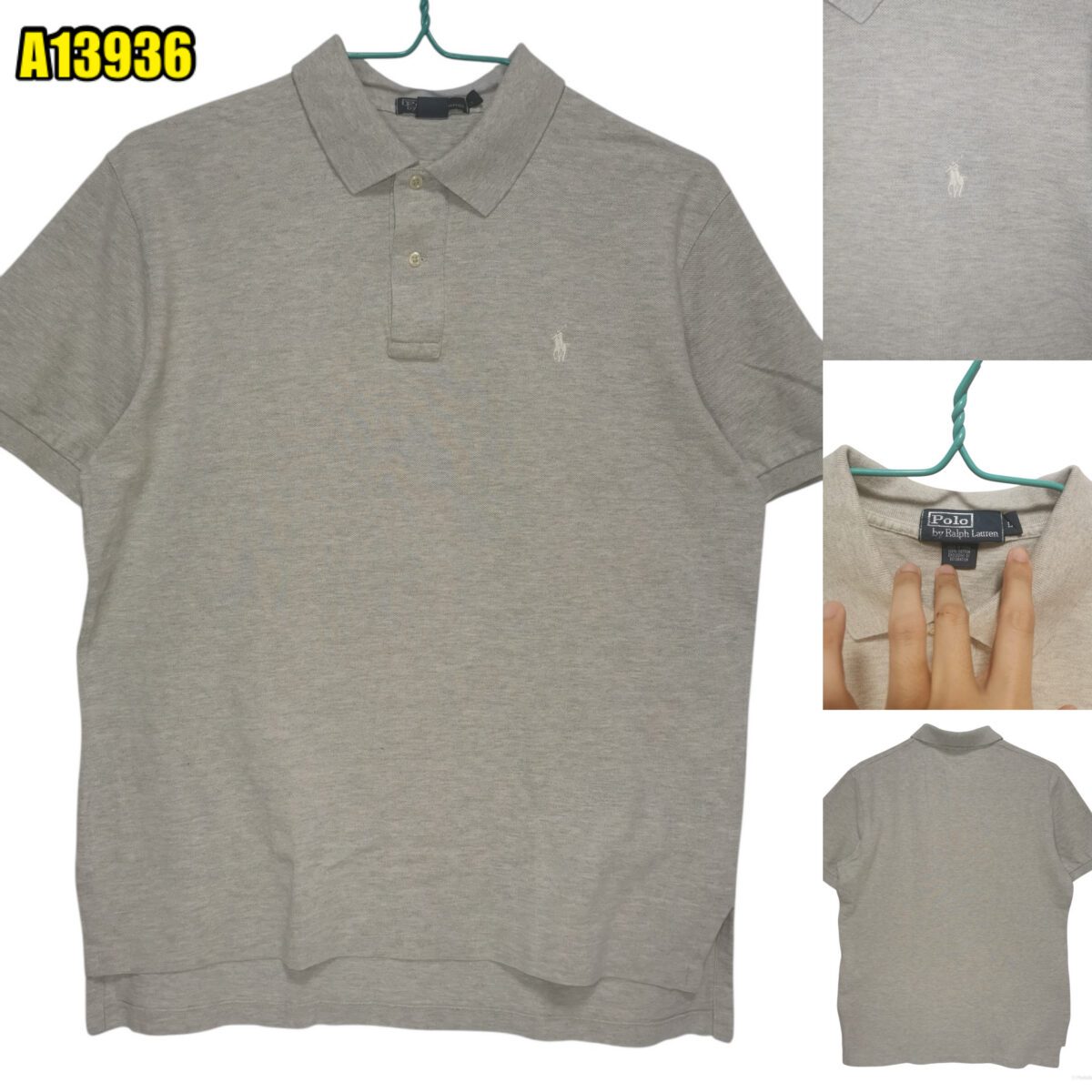 Polo Ralph Lauren Polo Shirt Cotton Chest Size 46 | mesabb clothing Polo Ralph Lauren Polo Shirt Cotton Chest Size 46 มุมที่ 1