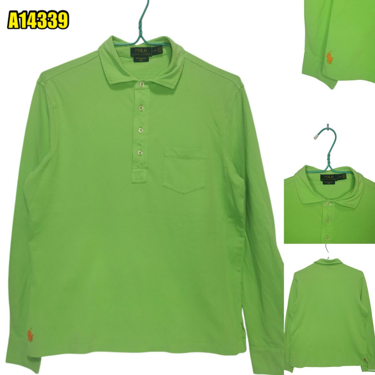 Polo Ralph Lauren Polo Shirt Cotton Chest Size 45 | mesabb clothing Polo Ralph Lauren Polo Shirt Cotton Chest Size 45 มุมที่ 1