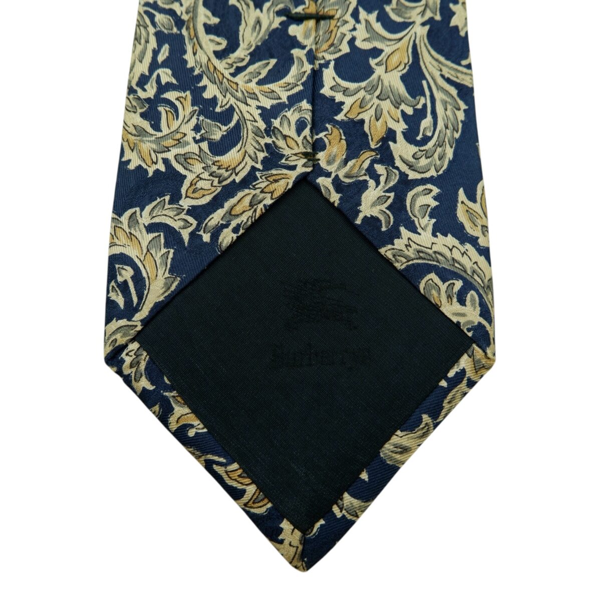 Burberry Tie Silk Navy Grey Vine Japan (US Import Tax Included) | mesabb clothing Burberry Tie Silk Navy Grey Vine Japan (US Import Tax Included) มุมที่ 8
