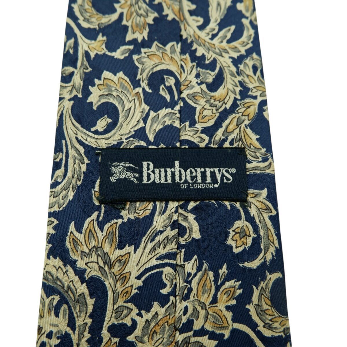 Burberry Tie Silk Navy Grey Vine Japan (US Import Tax Included) | mesabb clothing Burberry Tie Silk Navy Grey Vine Japan (US Import Tax Included) มุมที่ 9