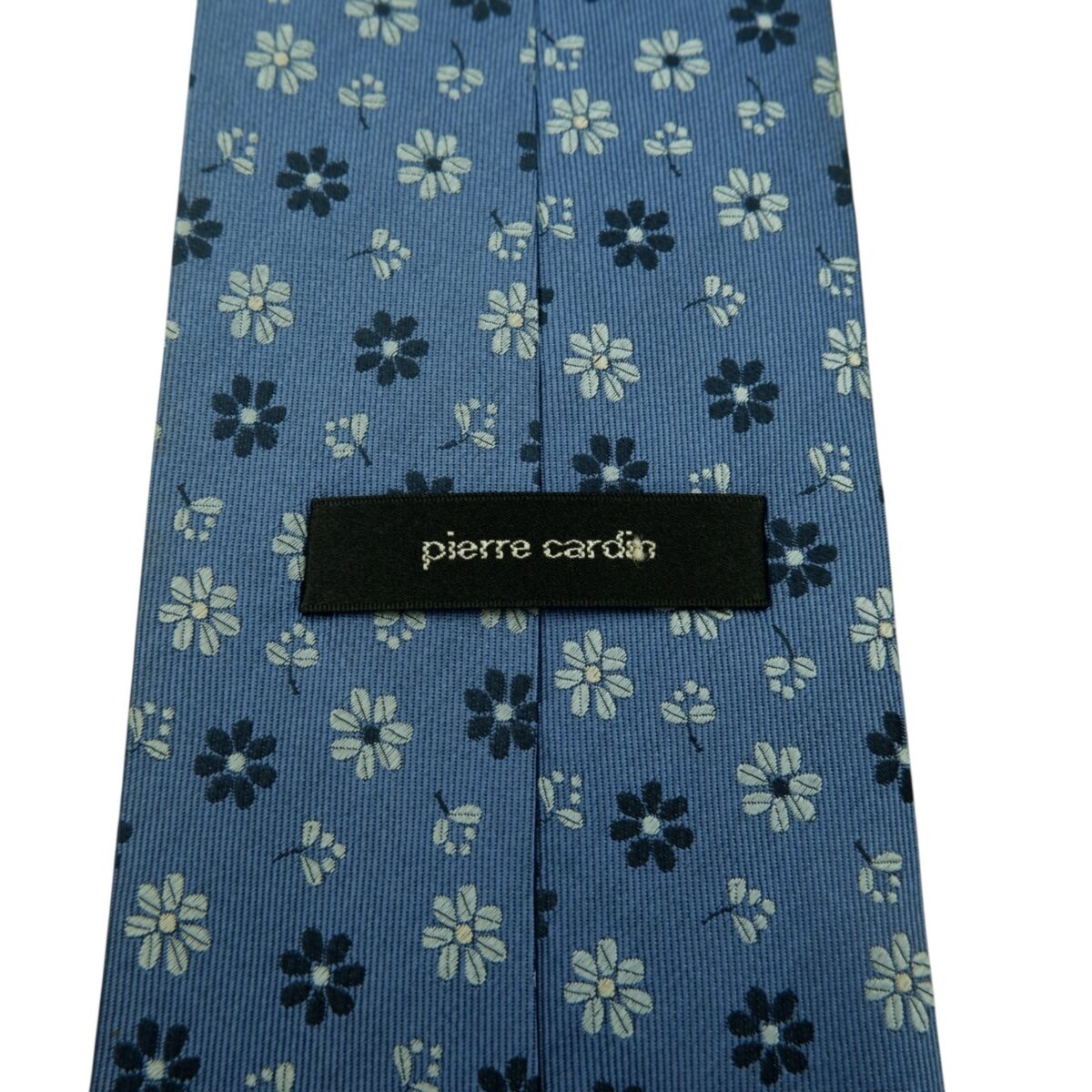 a14782 9 Pierre Cardin Tie Silk Blue Floral Pattern Korea (US Import Tax Included) มุมที่ 9