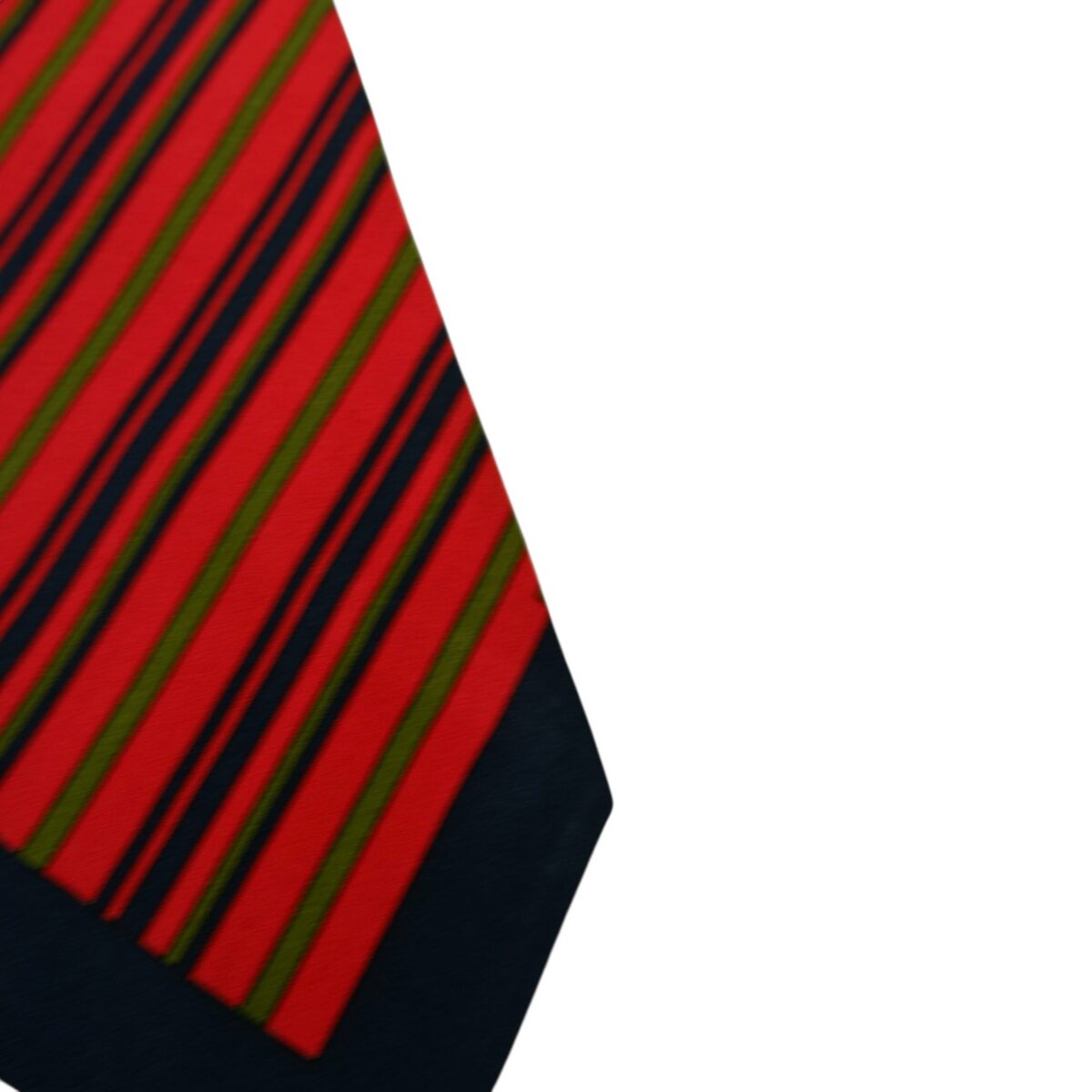 a14796 7 Roberta Di Camerino Tie Silk Red Navy Stripe (US Import Tax Included) มุมที่ 7