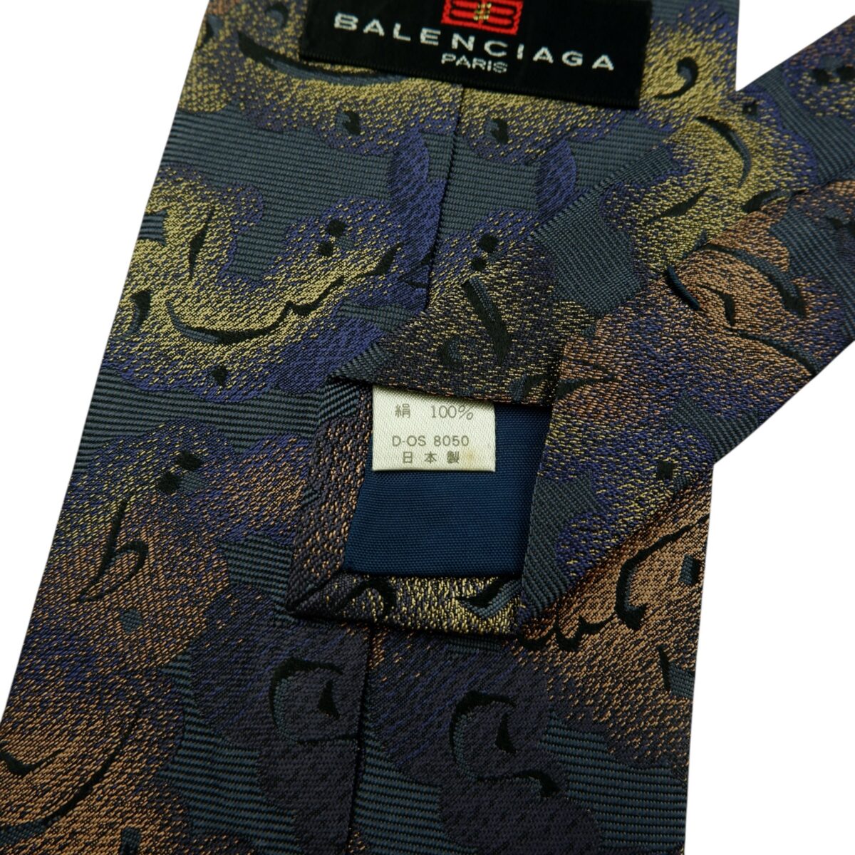 a14828 10 Balenciaga Tie Silk Multicolor Japan (US Import Tax Included) มุมที่ 10
