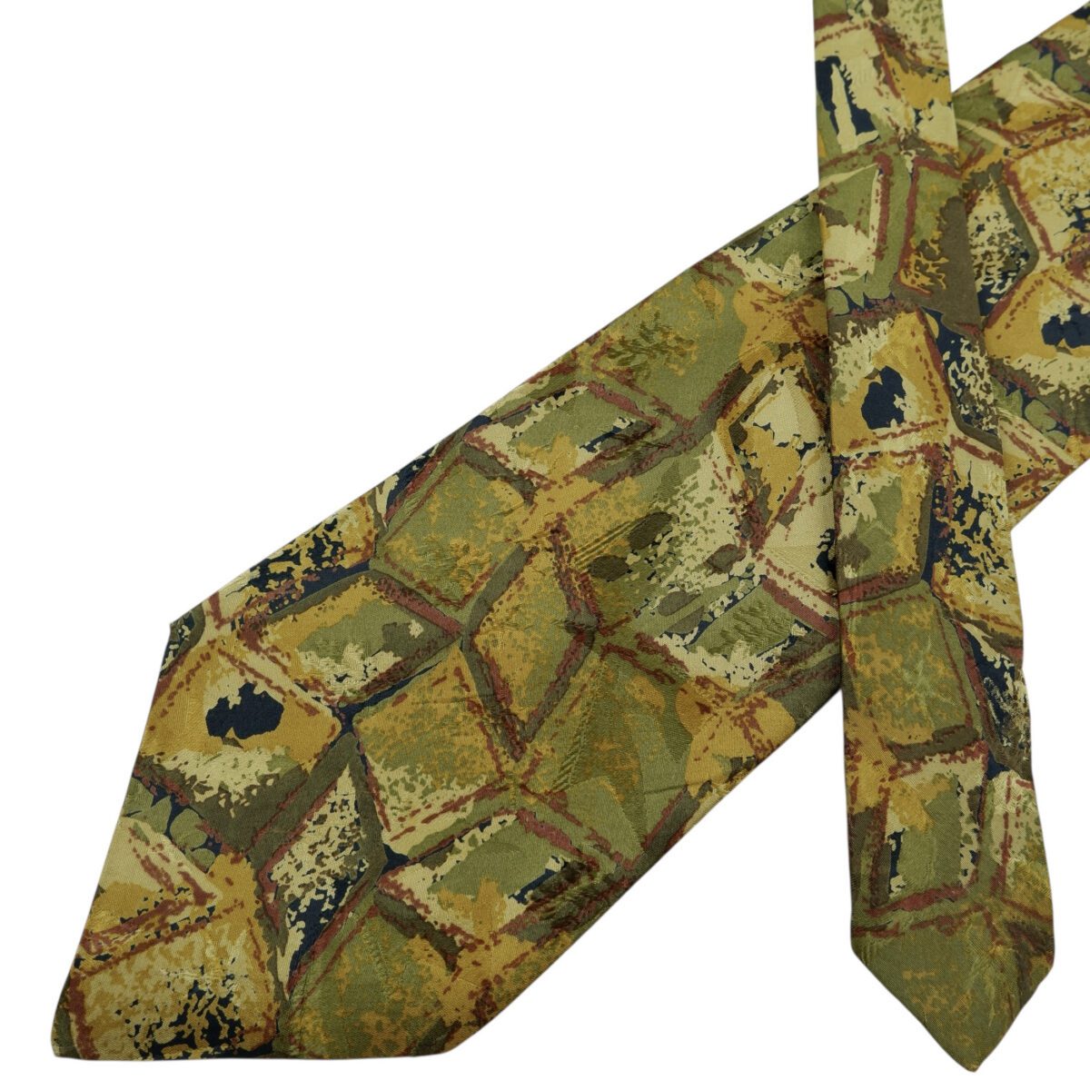 a14849 2 Lanvin Tie Silk Multicolor France (US Import Tax Included) มุมที่ 2