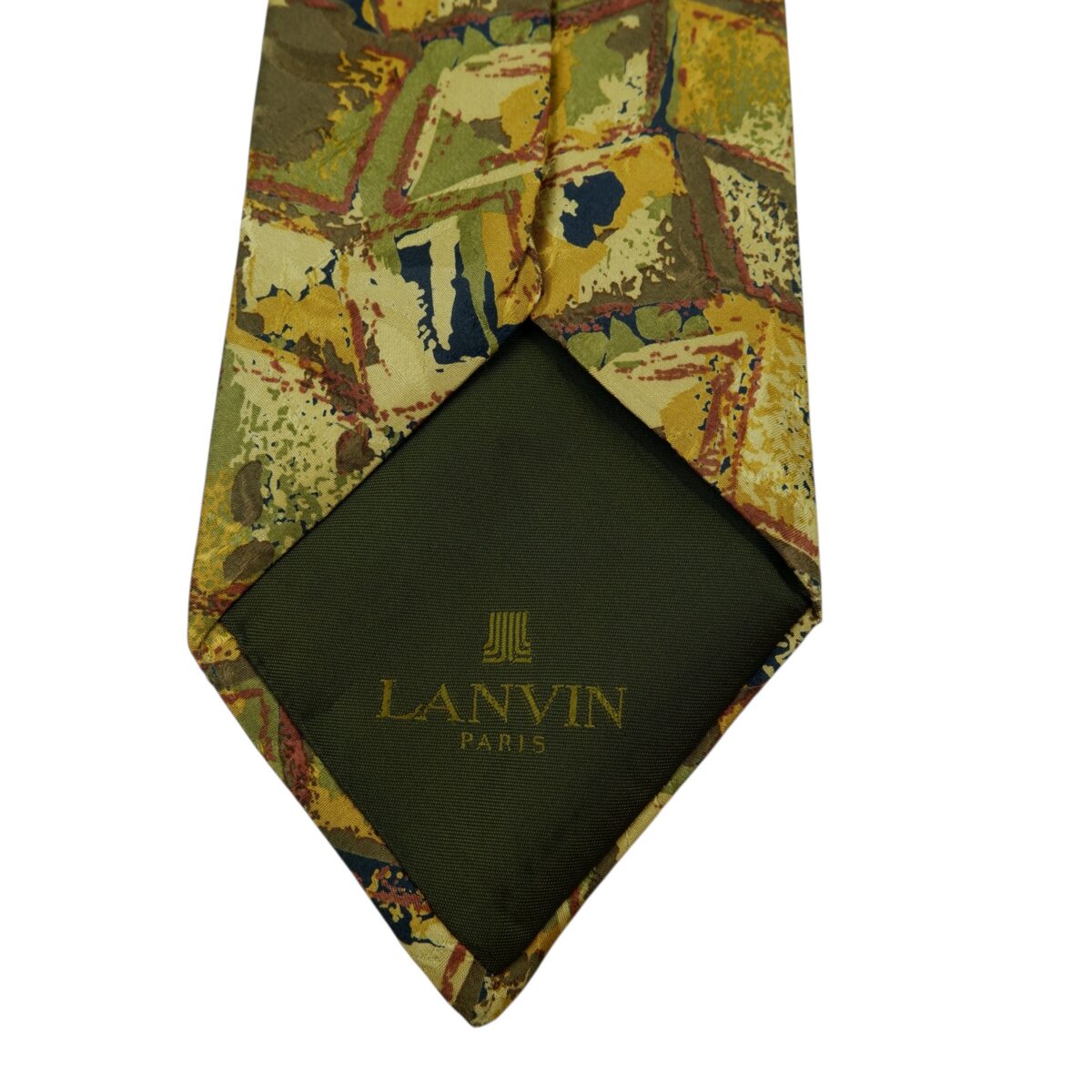 a14849 8 Lanvin Tie Silk Multicolor France (US Import Tax Included) มุมที่ 8