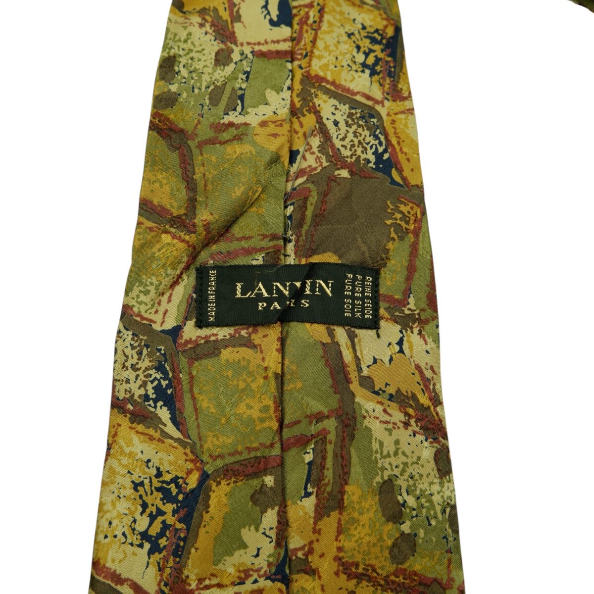 a14849 9 Lanvin Tie Silk Multicolor France (US Import Tax Included) มุมที่ 9