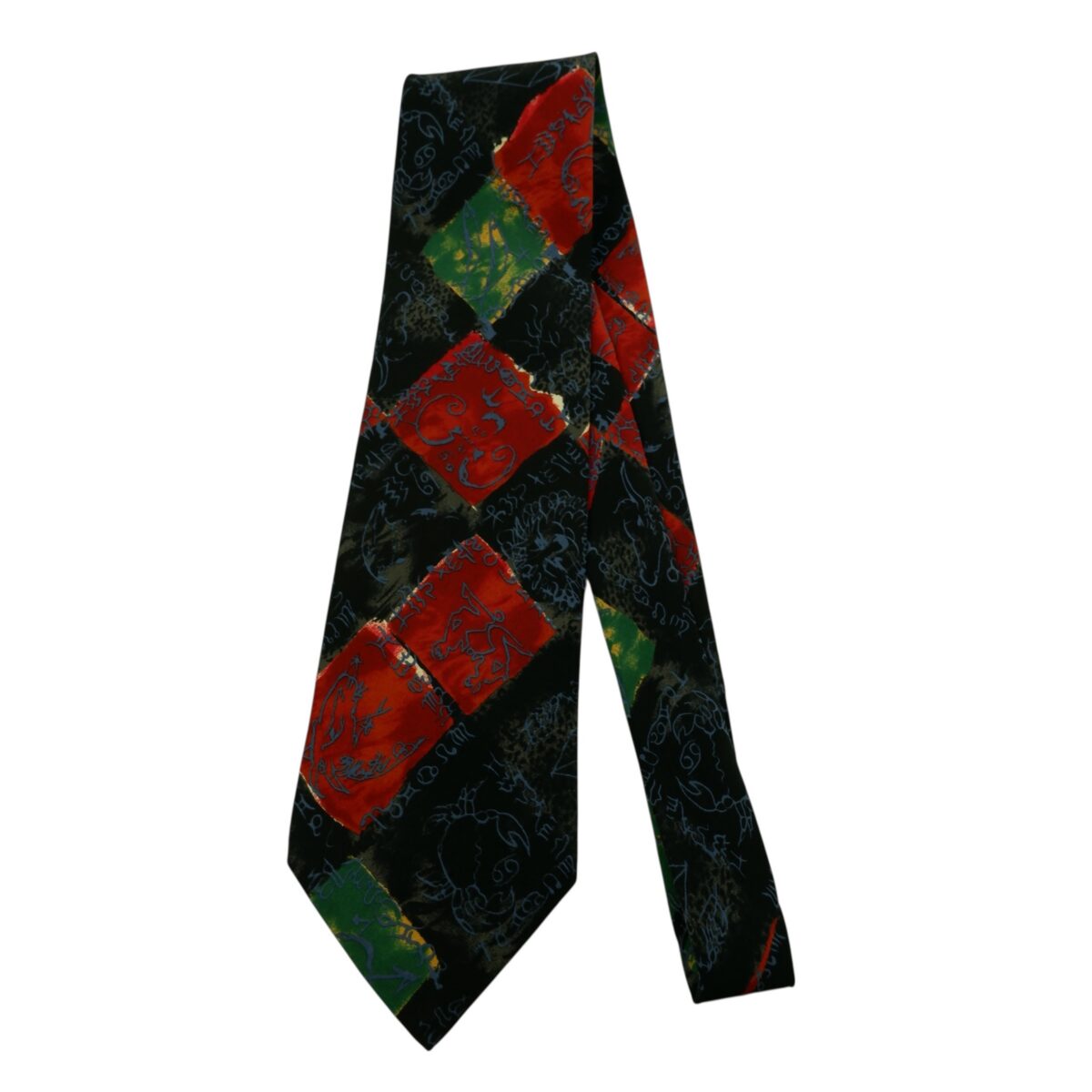 a14853 5 Hugo Boss Tie Silk Black Italy (US Import Tax Included) มุมที่ 5