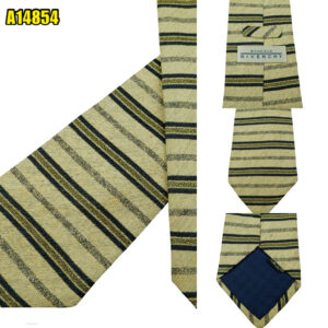Givenchy Tie Silk Beige Stripe Korea (US Import Tax Included) มุมที่ 1