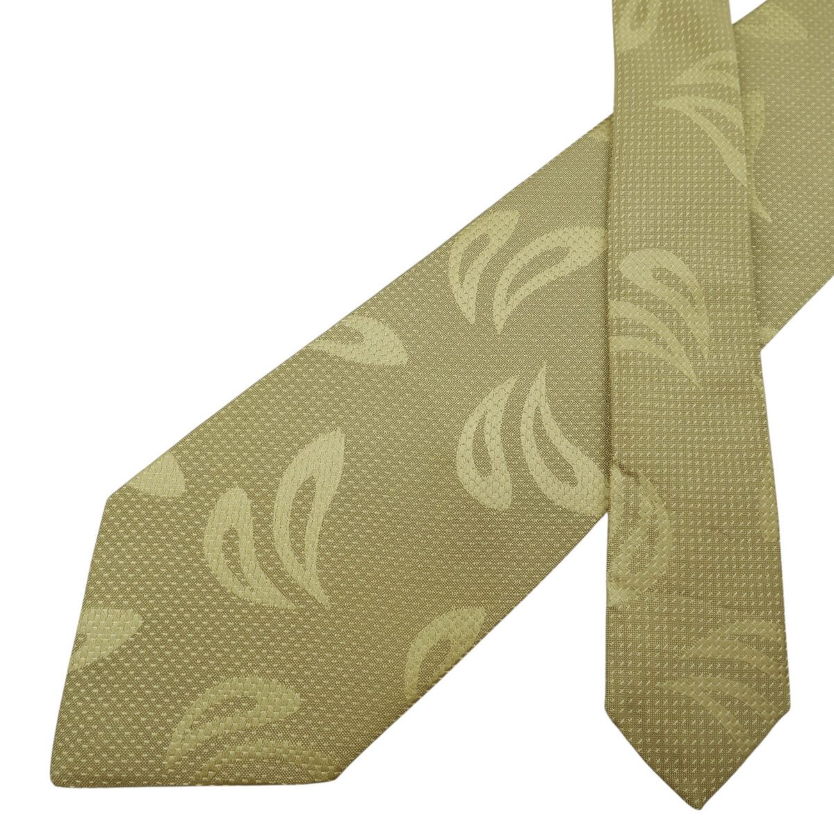 Issey Miyake Tie Silk Beige Japan (US Import Tax Included) | mesabb clothing Issey Miyake Tie Silk Beige Japan (US Import Tax Included) มุมที่ 2