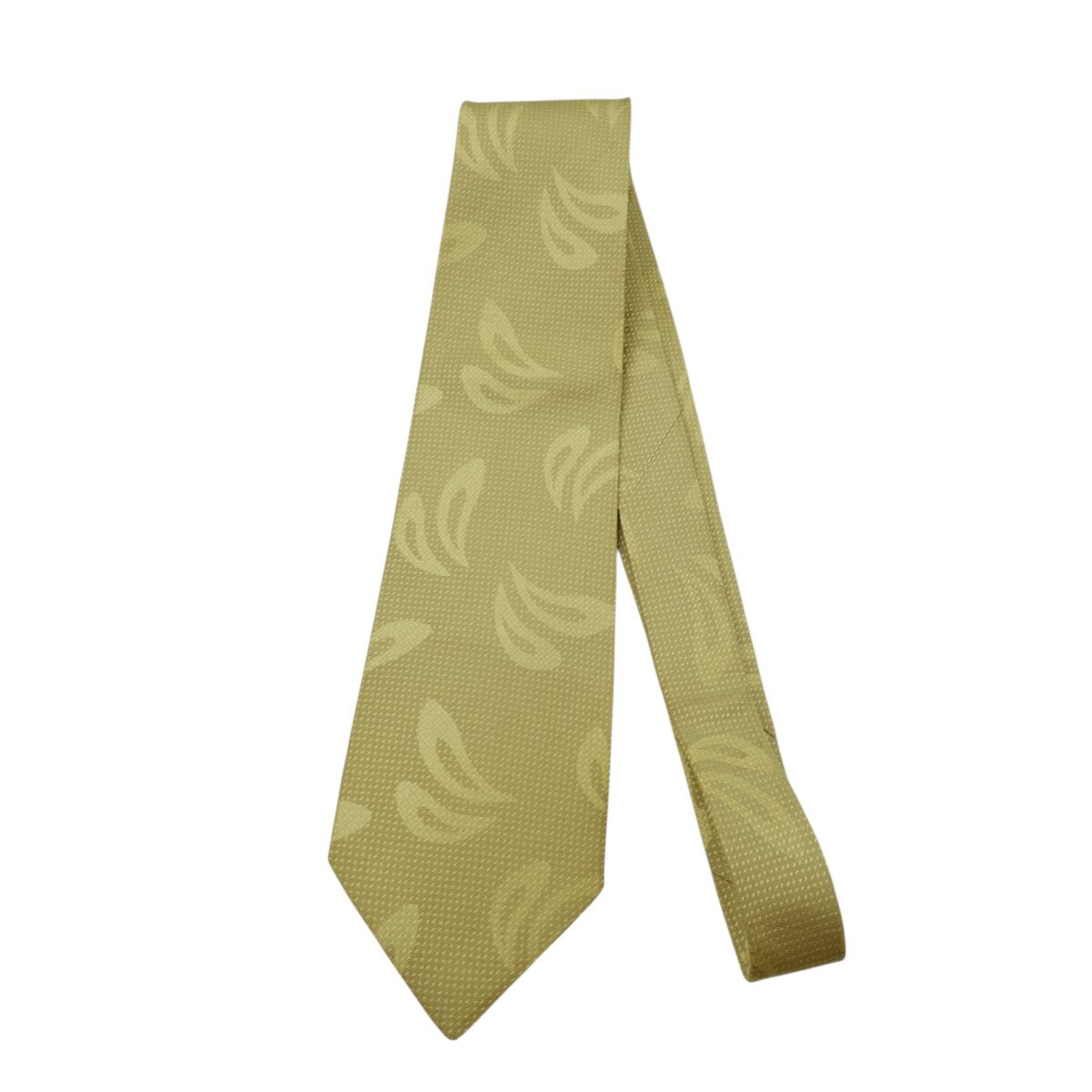 Issey Miyake Tie Silk Beige Japan (US Import Tax Included) | mesabb clothing Issey Miyake Tie Silk Beige Japan (US Import Tax Included) มุมที่ 5