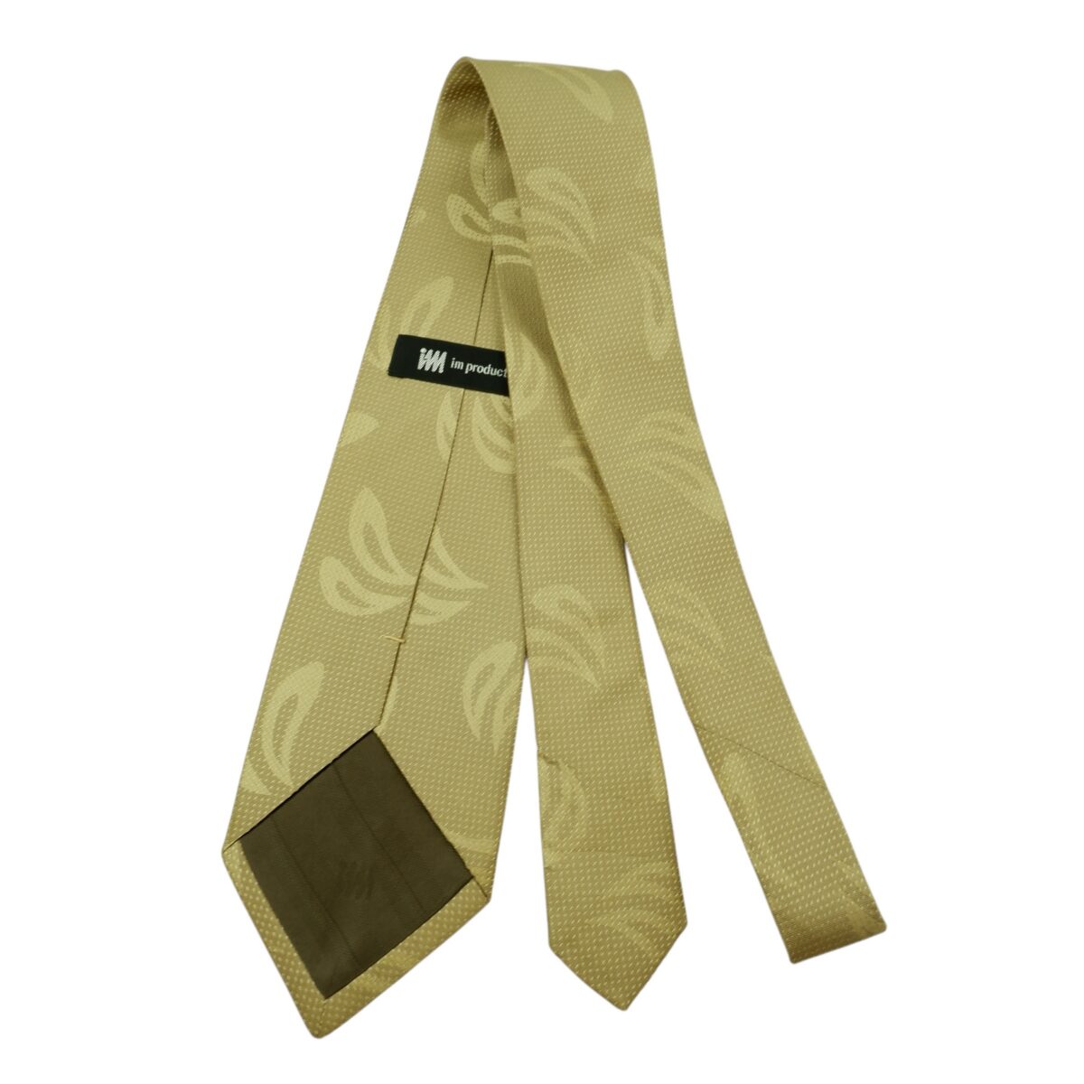 Issey Miyake Tie Silk Beige Japan (US Import Tax Included) | mesabb clothing Issey Miyake Tie Silk Beige Japan (US Import Tax Included) มุมที่ 7