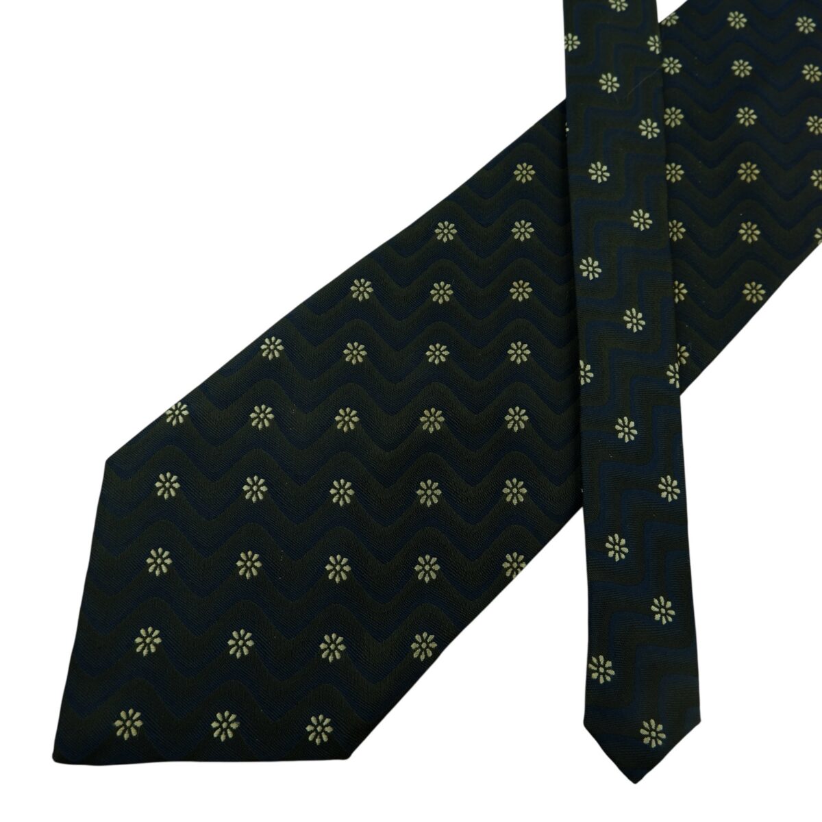 a14860 2 Hugo Boss Tie PE Black (US Import Tax Included) มุมที่ 2