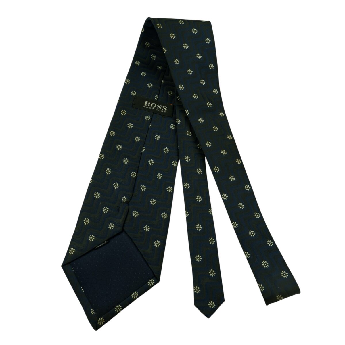 a14860 7 Hugo Boss Tie PE Black (US Import Tax Included) มุมที่ 7