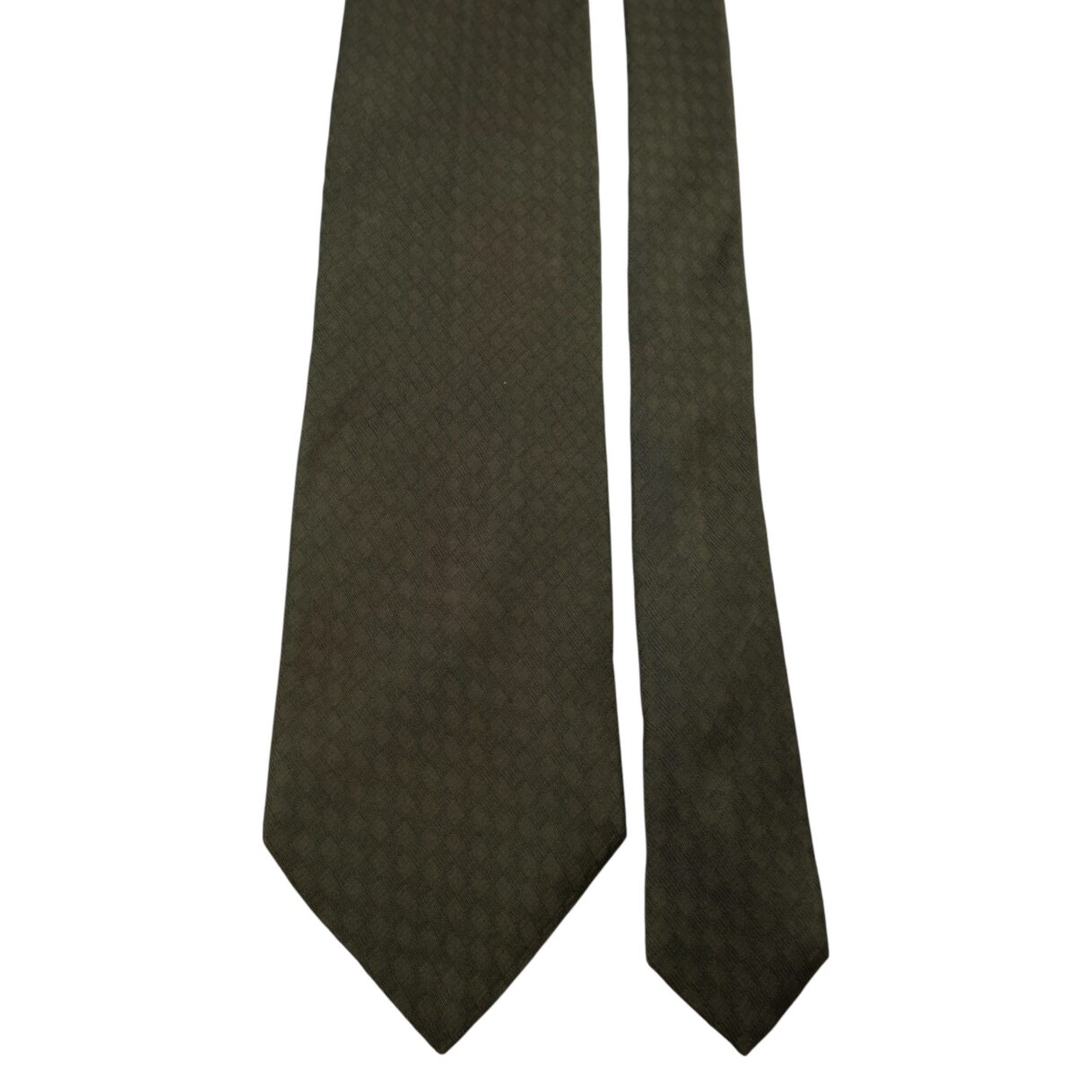 Armani Collezioni Tie Silk Nylon Dark Grey Italy (US Import Tax Included) | mesabb clothing Armani Collezioni Tie Silk Nylon Dark Grey Italy (US Import Tax Included) มุมที่ 3