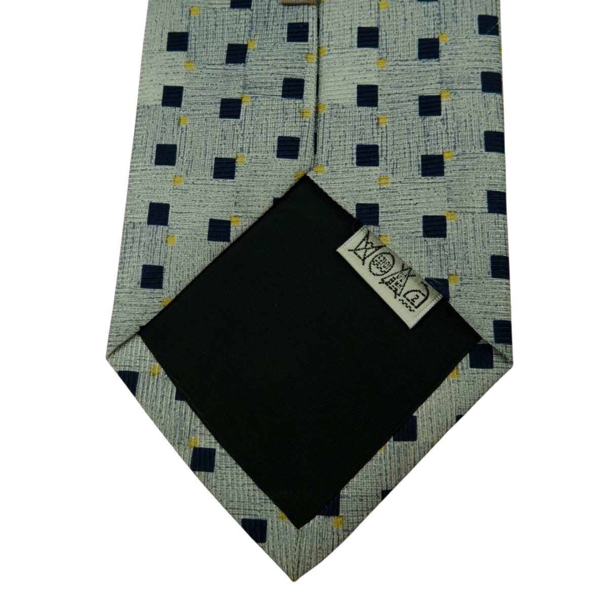 a14895 8 Guy Laroche Tie Silk Grey Black Dot Geometric Korea (US Import Tax Included) มุมที่ 8