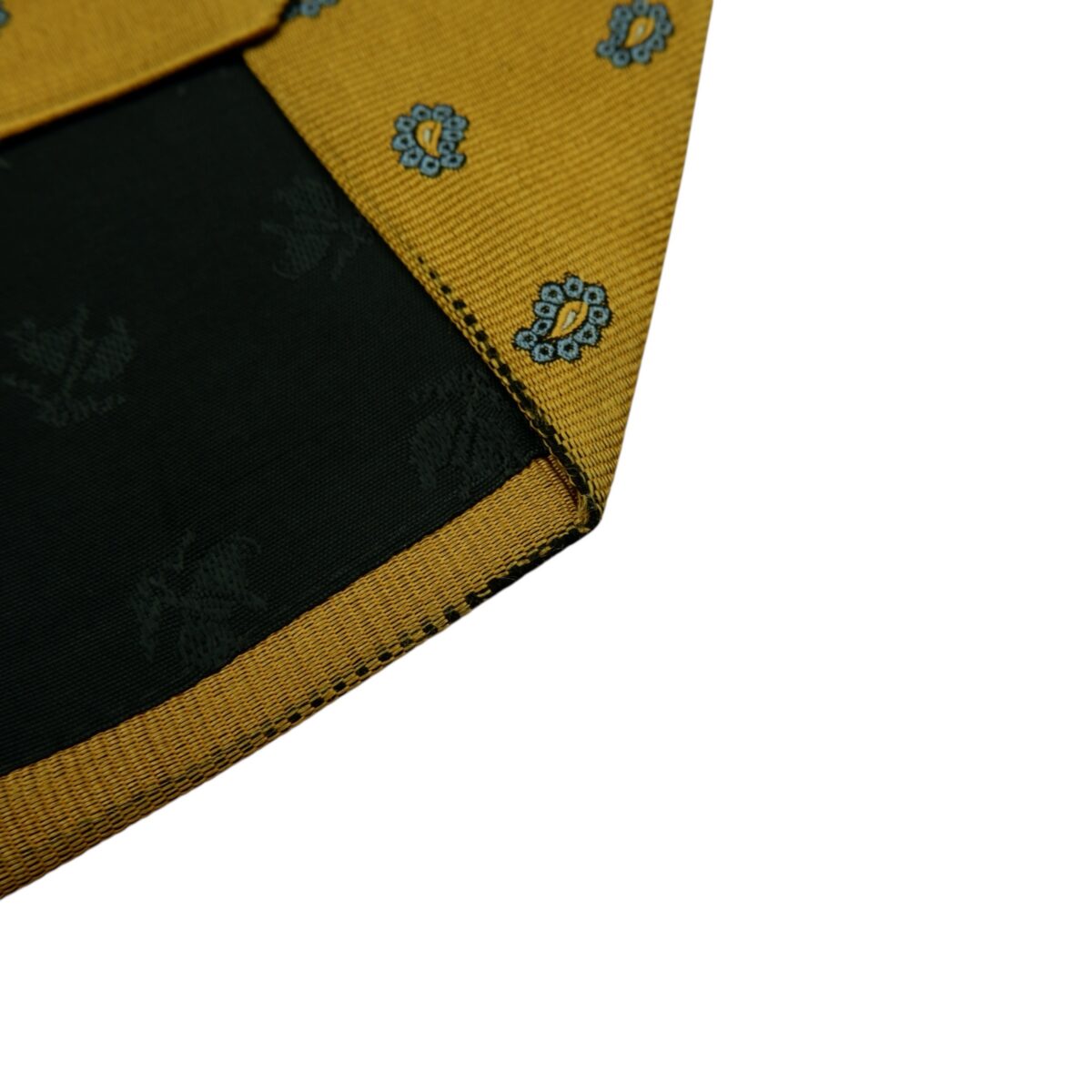 a14914 11 Brooks Brothers Tie Silk Brown Paisley Geometric USA (US Import Tax Included) มุมที่ 11