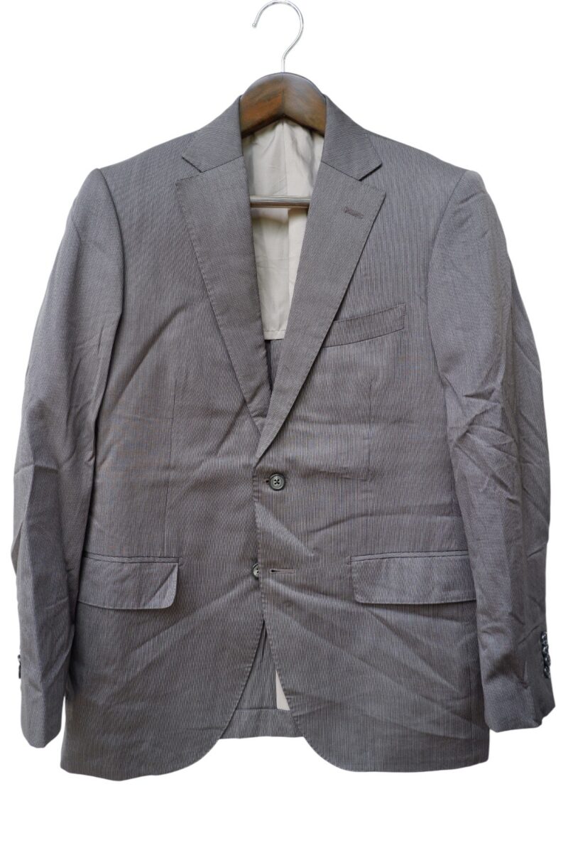 a14964 2 Loro Piana Suit Jacket Wool Bright Grey Japan US UK 40 Chest Size 40 Regular Half Canvas มุมที่ 2