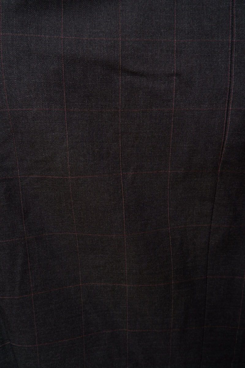 a14985 7 1.jpeg Suit Jacket Wool PET Black Dark Grey Charcoal Windowpane China US UK 41 Chest Size 41 Regular No Canvas - Image 7