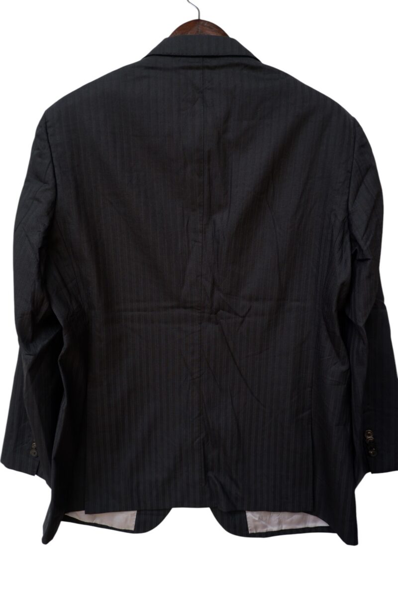 a15023 4 Guy Dormeuil Suit Jacket Wool Black US UK 45 Chest Size 45 Regular Half Canvas มุมที่ 4