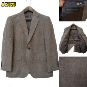 D'urban Suit Jacket Wool Brown Herringbone Japan US UK 42 Chest Size 42 Regular No Canvas มุมที่ 1