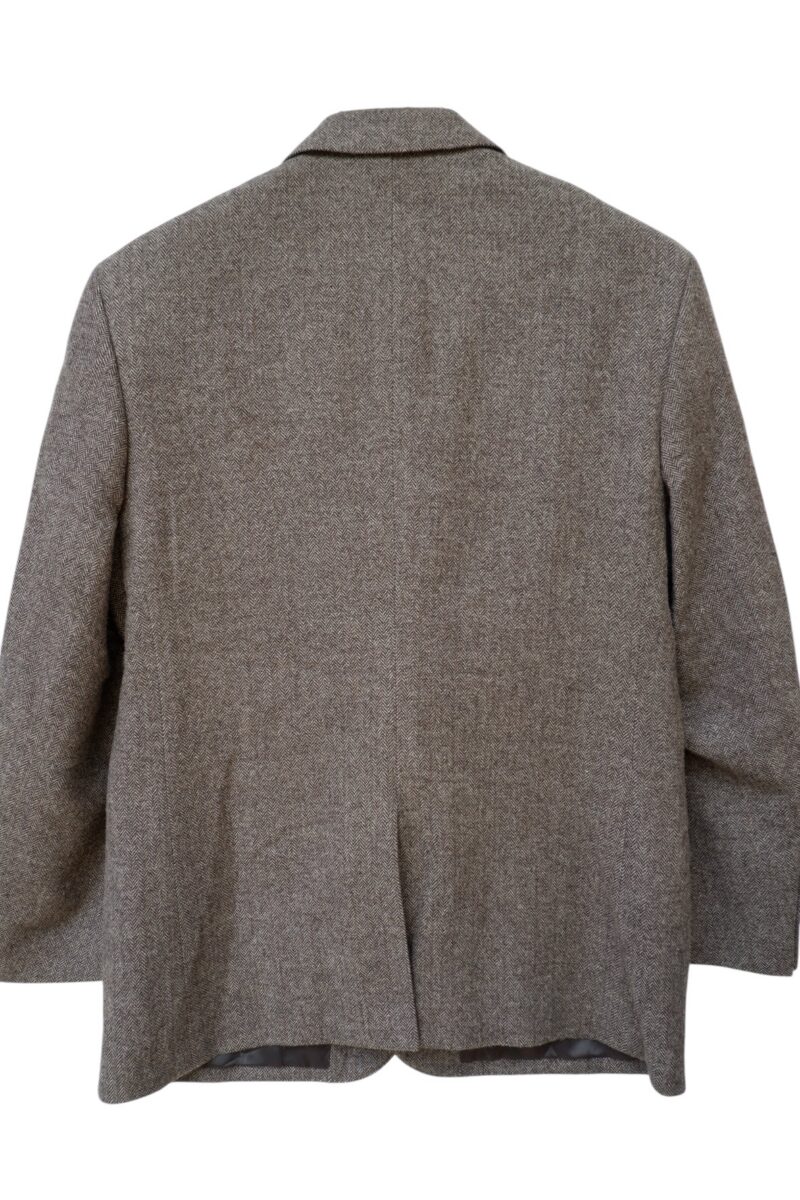 a15025 4 D'urban Suit Jacket Wool Brown Herringbone Japan US UK 42 Chest Size 42 Regular No Canvas มุมที่ 4