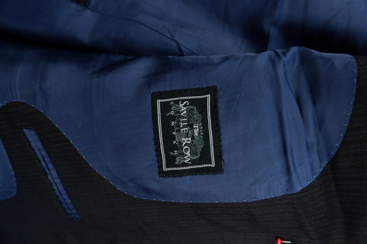 a15033 6 Guy Dormeuil Suit Jacket Wool Black US UK 42 Chest Size 42 Regular Half Canvas มุมที่ 6
