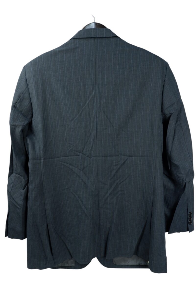 a15037 4 Loro Piana Suit Jacket Wool Grey Stripe Japan US UK 43 Chest Size 43 Regular Half Canvas มุมที่ 4
