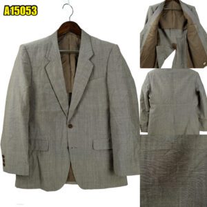 Suit Jacket Wool Brown Japan US UK 42 Chest Size 42 Regular Half Canvas มุมที่ 1