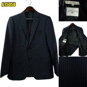 Green Label Relaxing Suit Jacket Wool PET Black Japan US UK 40 Chest Size 40 Regular No Canvas มุมที่ 1