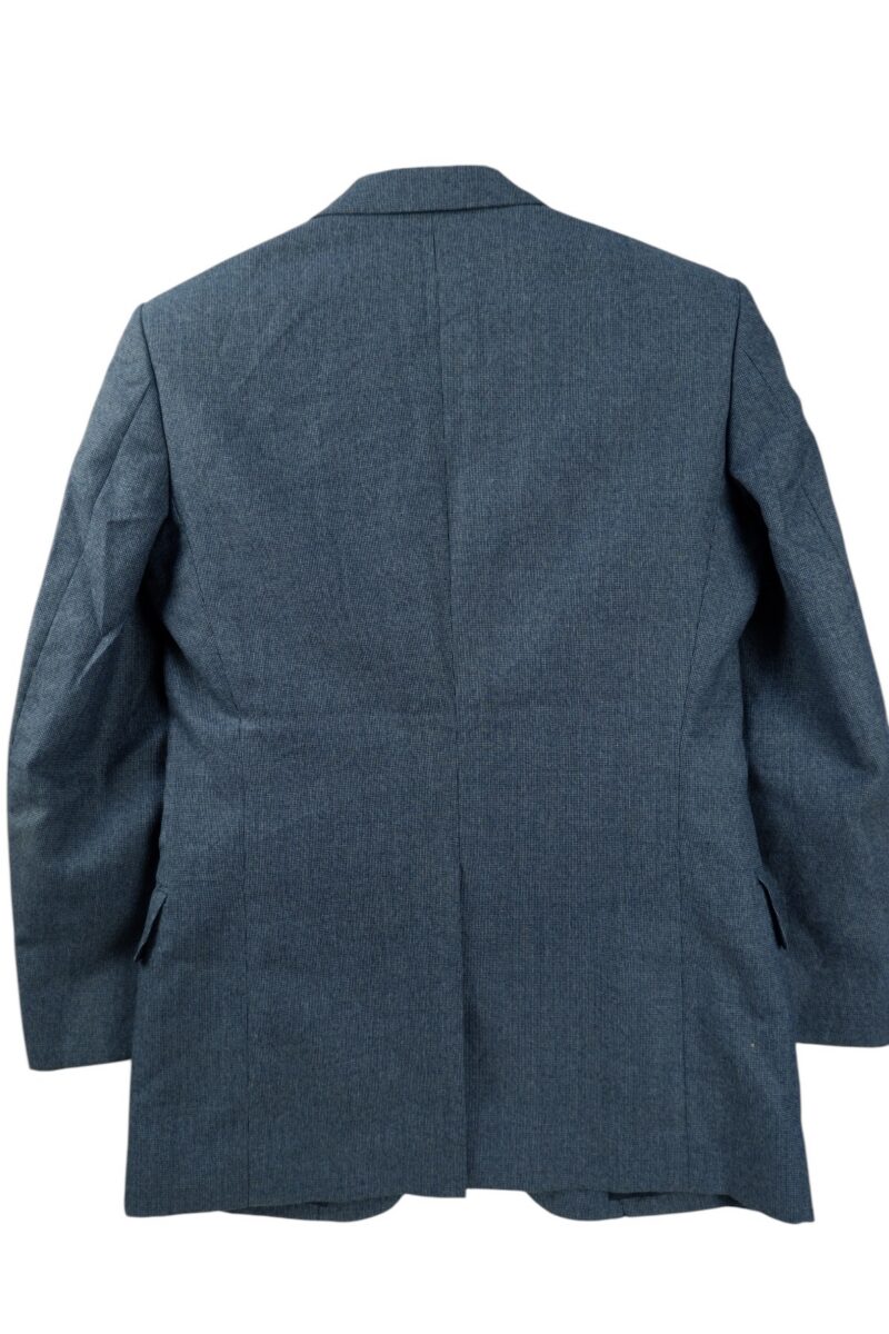 a15075 4 Suit Jacket Wool PET Navy Japan US UK 38 Chest Size 38 Regular Full Canvas มุมที่ 4