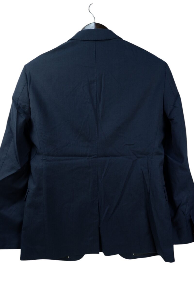 a15103 4 VBC Suit Jacket Wool Navy Japan US UK 39 Chest Size 39 Regular Half Canvas Pick Stitch Soft Shoulder มุมที่ 4