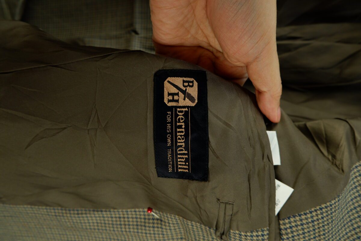 a15122 5 Suit Jacket Wool Grey Japan US UK 43 Chest Size 43 Regular Half Canvas มุมที่ 5