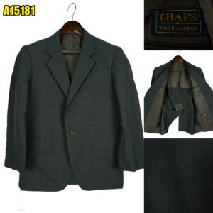Chaps Ralph Lauren Suit Jacket Wool Grey Japan US UK 42 Chest Size 42 Regular Half Canvas มุมที่ 1