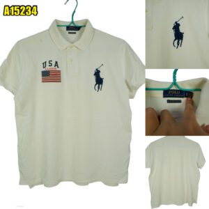 Polo Ralph Lauren Polo Shirt Cotton    Chest Size 46 มุมที่ 1