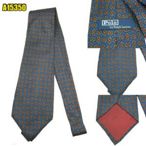 Polo Ralph Lauren Tie Silk Navy USA (US Import Tax Included) มุมที่ 1