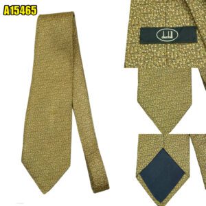 Dunhill Tie Silk Brown England (US Import Tax Included) มุมที่ 1