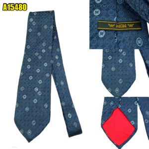 MCM Tie Silk Navy Korea (US Import Tax Included) มุมที่ 1