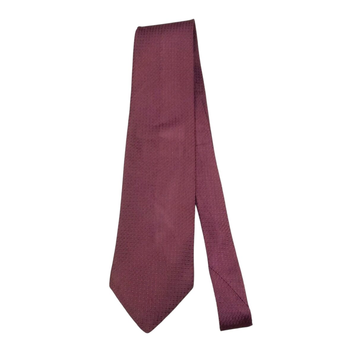 a15484 2 Hugo Boss Tie Silk Maroon Italy (US Import Tax Included) มุมที่ 2