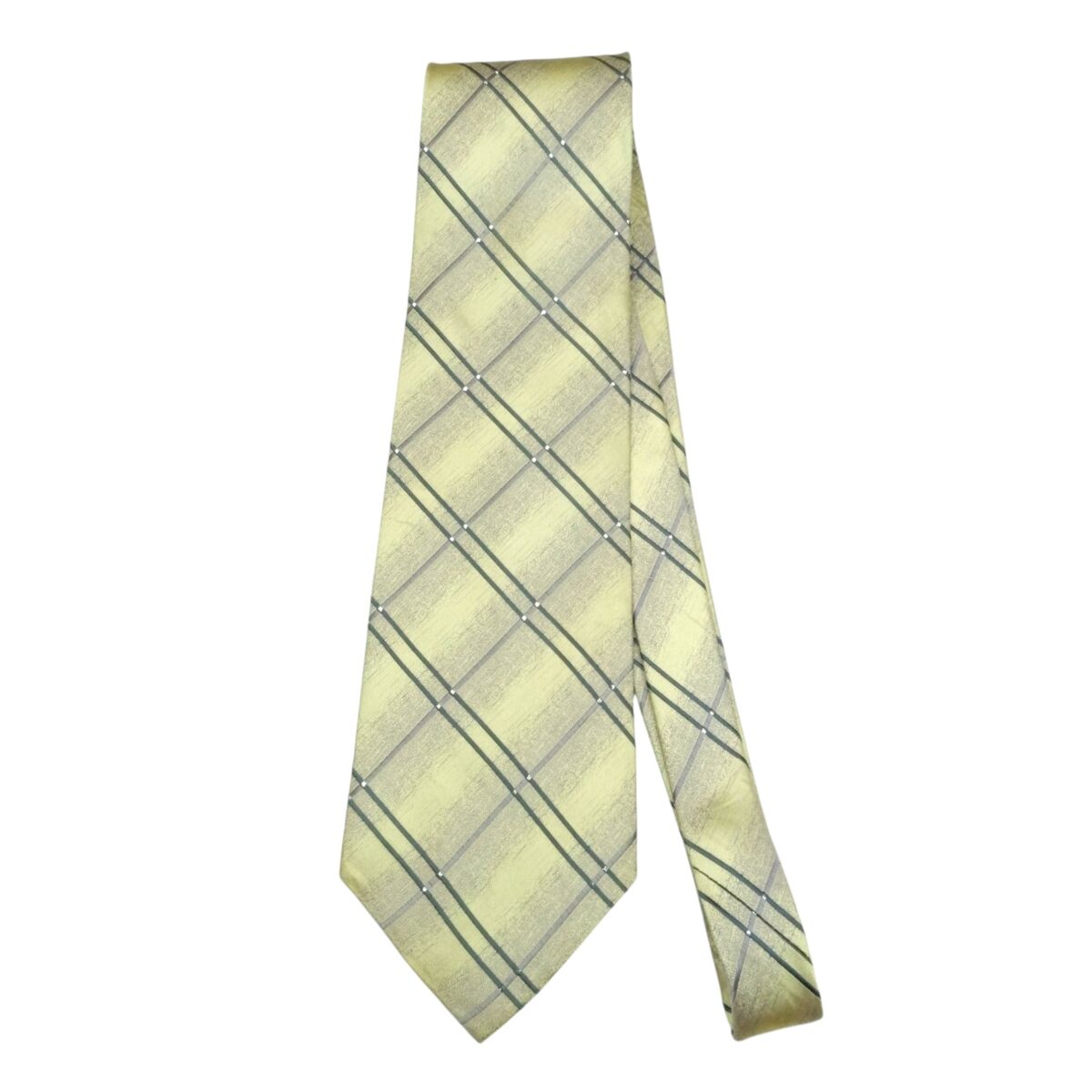 a15487 2 Roberta Di Camerino Tie Silk Beige Stripe Korea (US Import Tax Included) มุมที่ 2