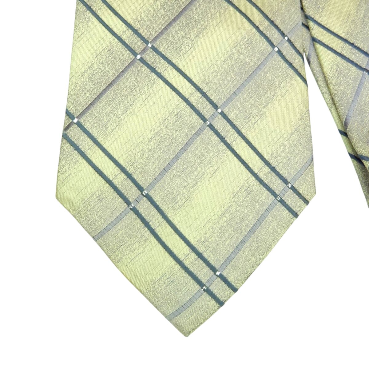 a15487 3 Roberta Di Camerino Tie Silk Beige Stripe Korea (US Import Tax Included) มุมที่ 3