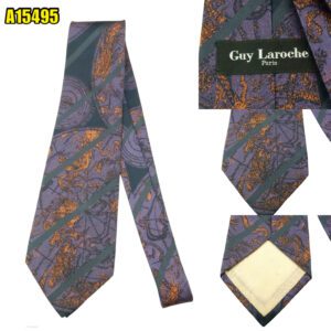Guy Laroche Tie Silk Purple Japan (US Import Tax Included) มุมที่ 1