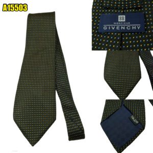 Givenchy Tie Silk Black Dot Korea (US Import Tax Included) มุมที่ 1