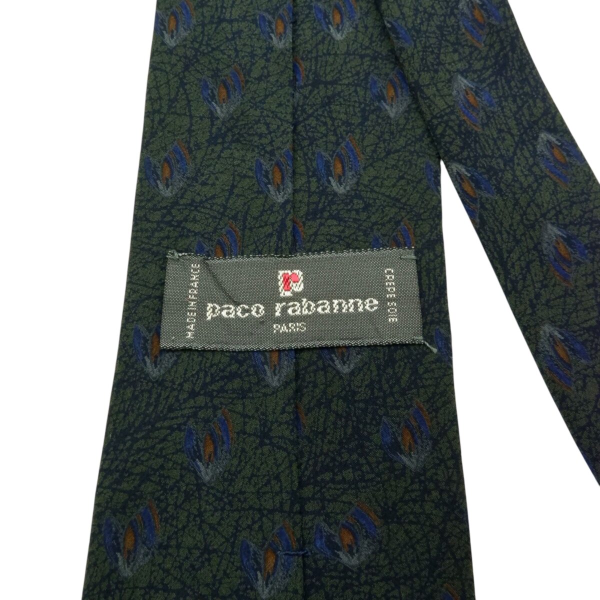 a15514 6 Paco Rabanne Tie Silk Black France (US Import Tax Included) มุมที่ 6