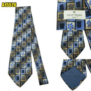 Courreges Tie Silk Multicolor Italy (US Import Tax Included) มุมที่ 1