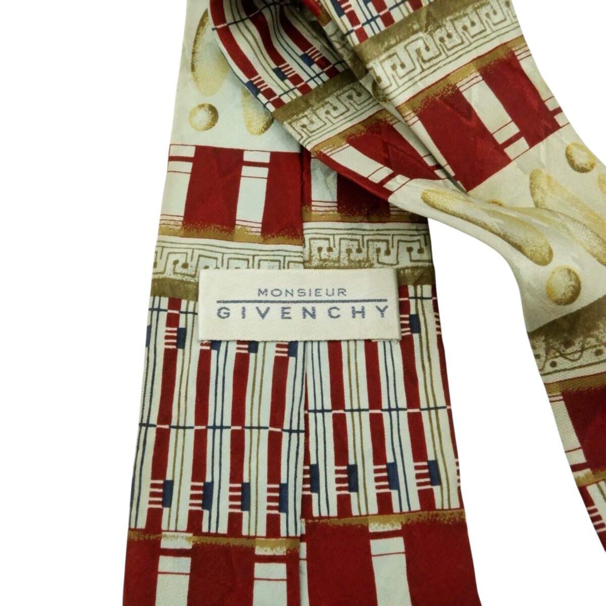 a15528 6 Givenchy Tie Silk Multicolor Korea (US Import Tax Included) มุมที่ 6
