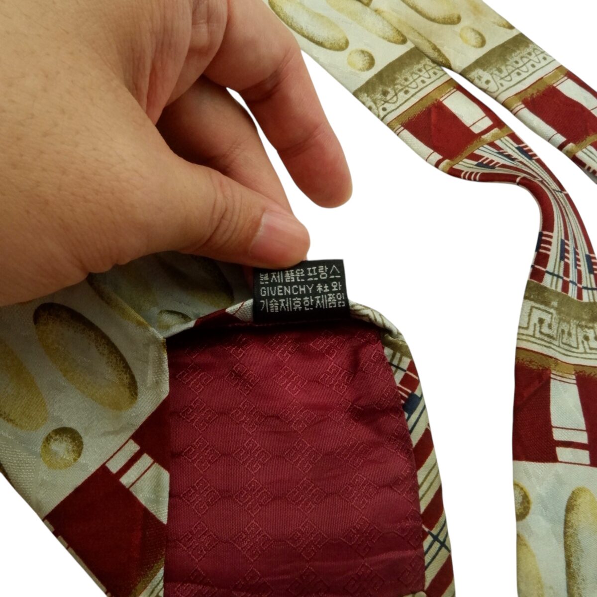 a15528 8 Givenchy Tie Silk Multicolor Korea (US Import Tax Included) มุมที่ 8