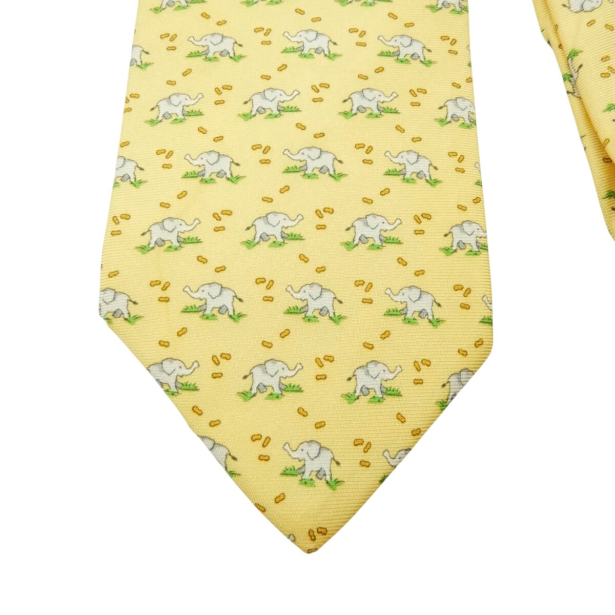 Brooks Brothers Tie Silk Yellow Geometric USA (US Import Tax Included) | mesabb clothing Brooks Brothers Tie Silk Yellow Geometric USA (US Import Tax Included) มุมที่ 3